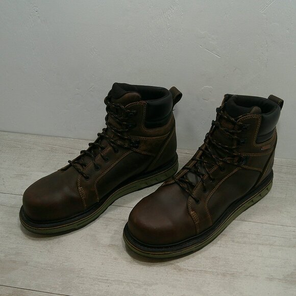 Danner Men's Leather Steel Yard Work Boots Waterproof- Steel Toe Size 13 - Picture 11 of 14